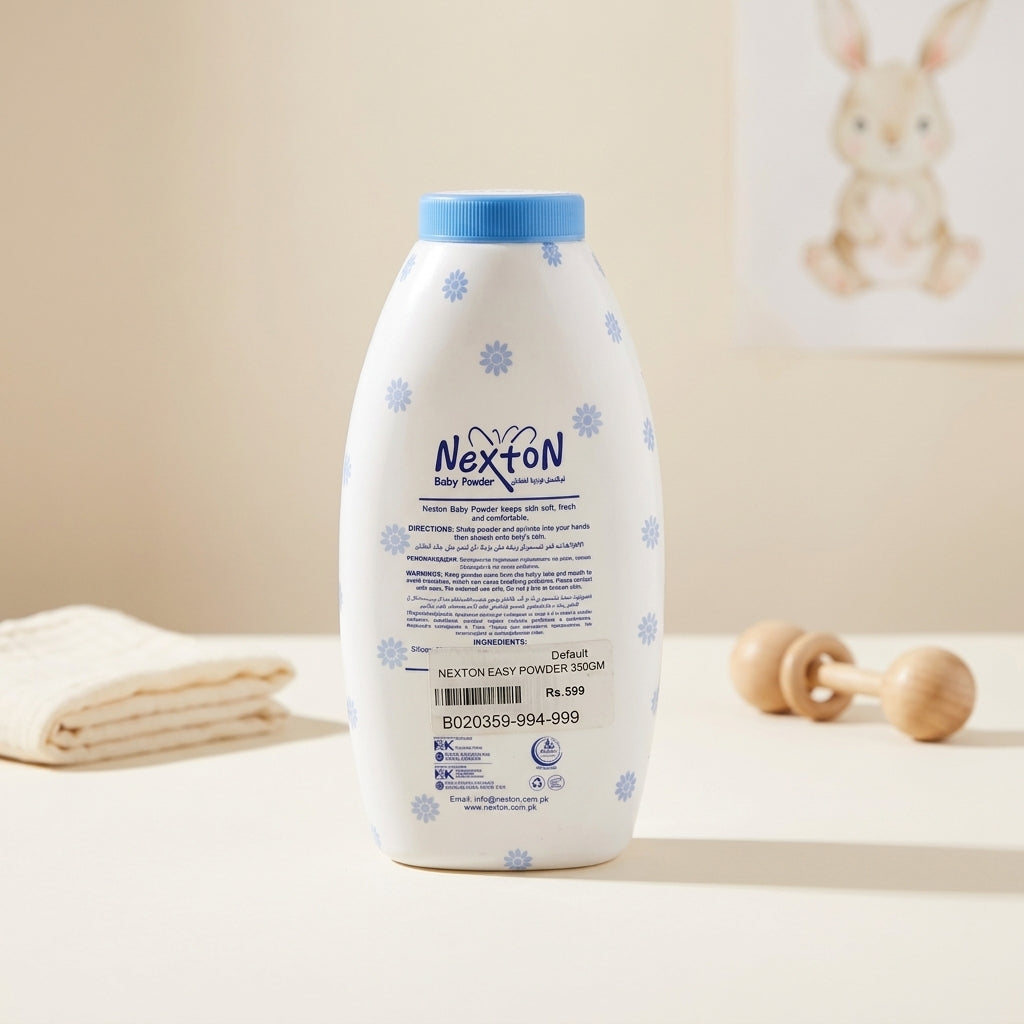 Nexton Baby Powder 350g – Mild Fragrance & Long Lasting