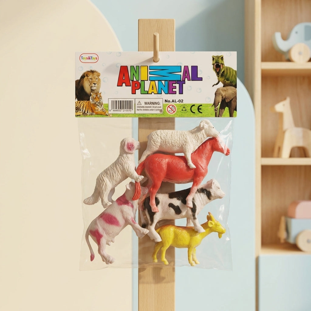 Animal Farm Toy Set – 5 Piece