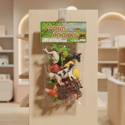 Farm Animals Toy Set – 7 Piece