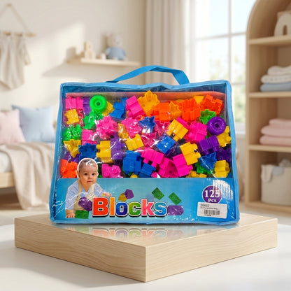 125 Pcs Colorful Building Blocks