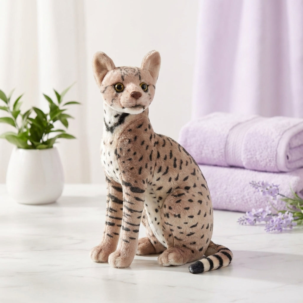 Cute Leopard Cat Plush Toy