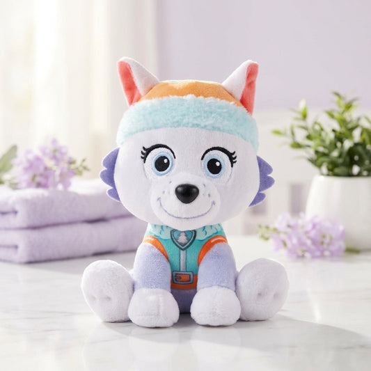 Cute White Puppy Plush Toy – Soft & Adorable