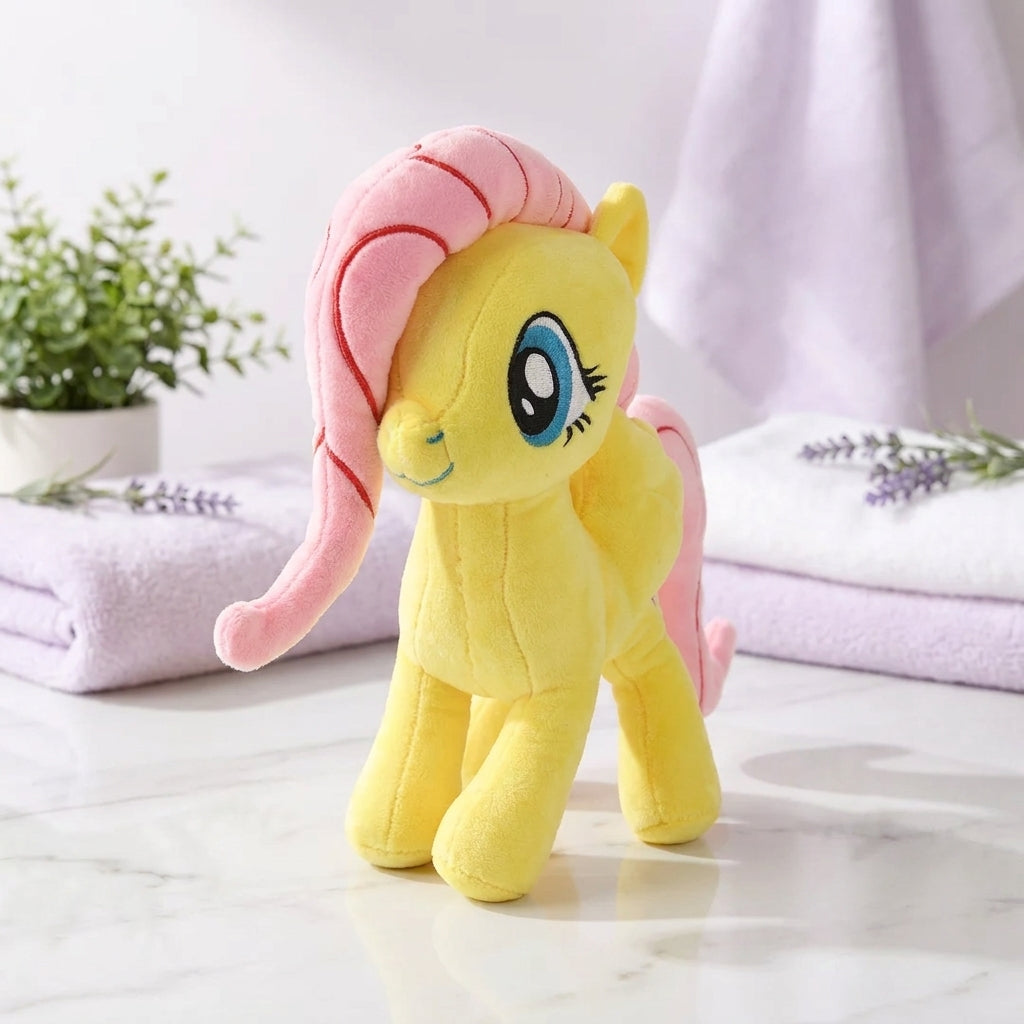 Cute Yellow Pony Plush Toy