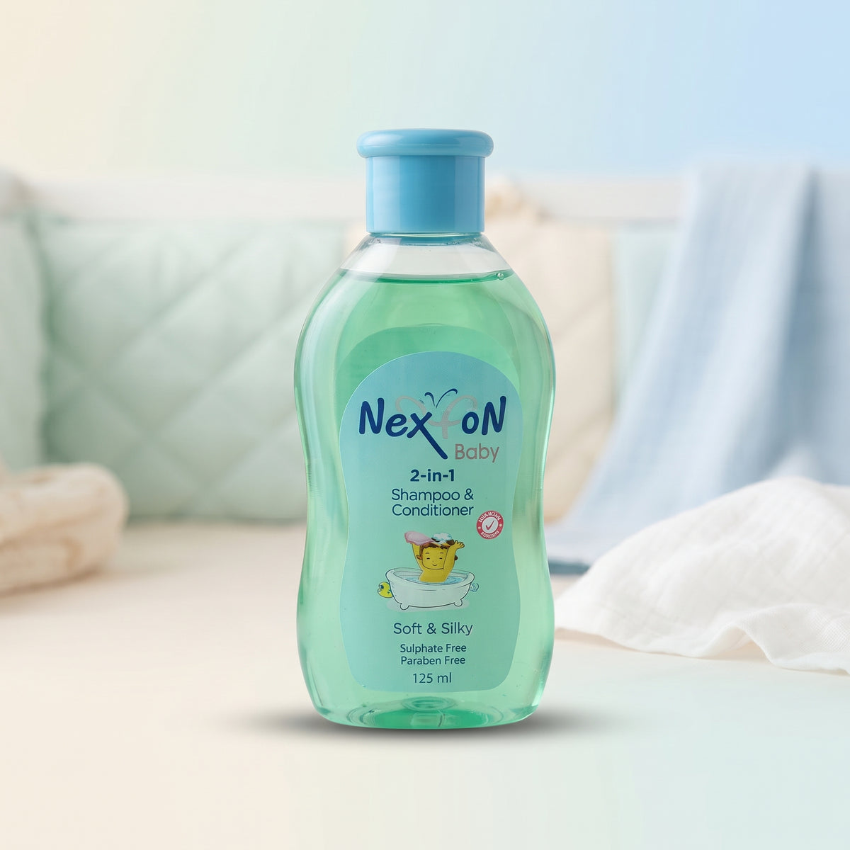 Nexton Baby 2-in-1 Shampoo & Conditioner – 125ml (Soft & Silky)