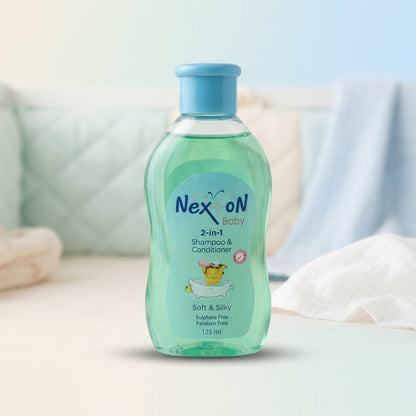 Nexton Baby 2-in-1 Shampoo & Conditioner – 125ml (Soft & Silky)