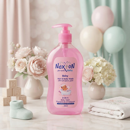 Nexton Baby Hair & Body Wash 3-in-1 – 250ml