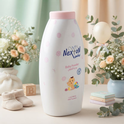 Nexton Baby Powder with Long Lasting Mild Fragrance
