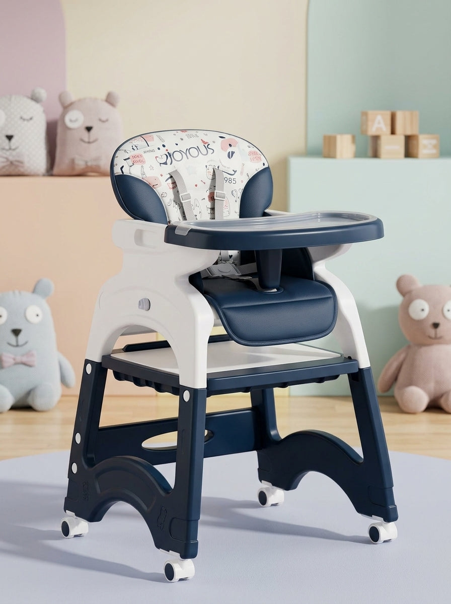 Baby High Chair with Adjustable Height