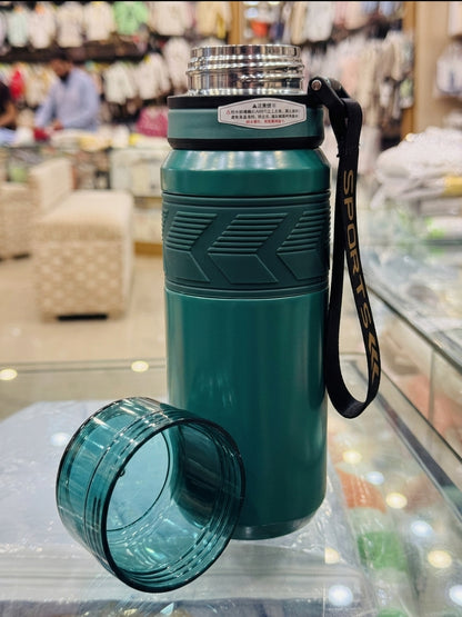 Premium Insulated Water Bottle with Carry Strap