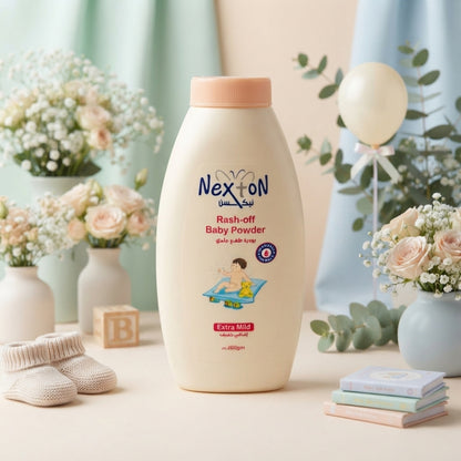 Nexton Rash-Off Baby Powder – 200g (Extra Mild)