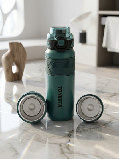 Premium Insulated Water Bottle with Carry Strap