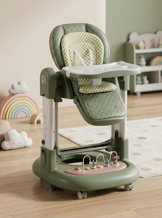 Adjustable Baby High Chair & Activity Center