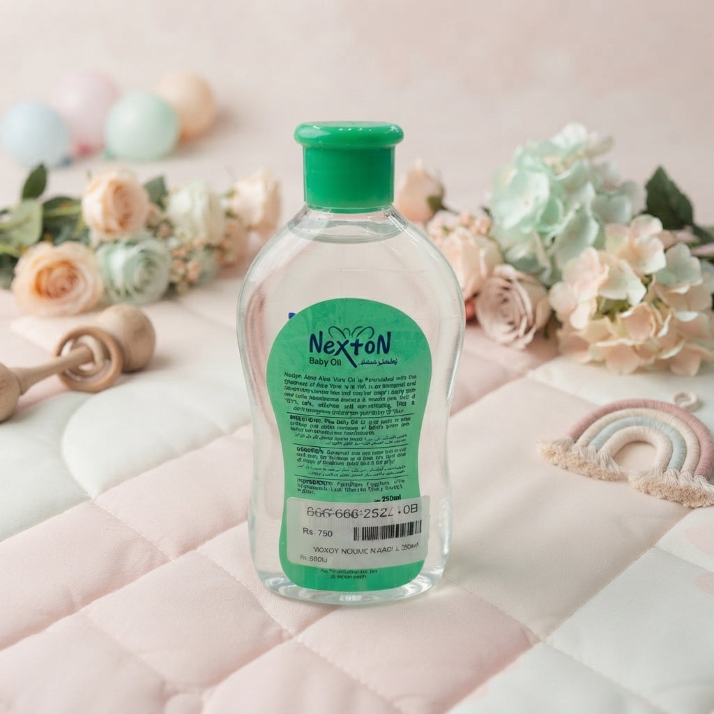 Nexton Baby Oil with Aloe Vera – 250ml
