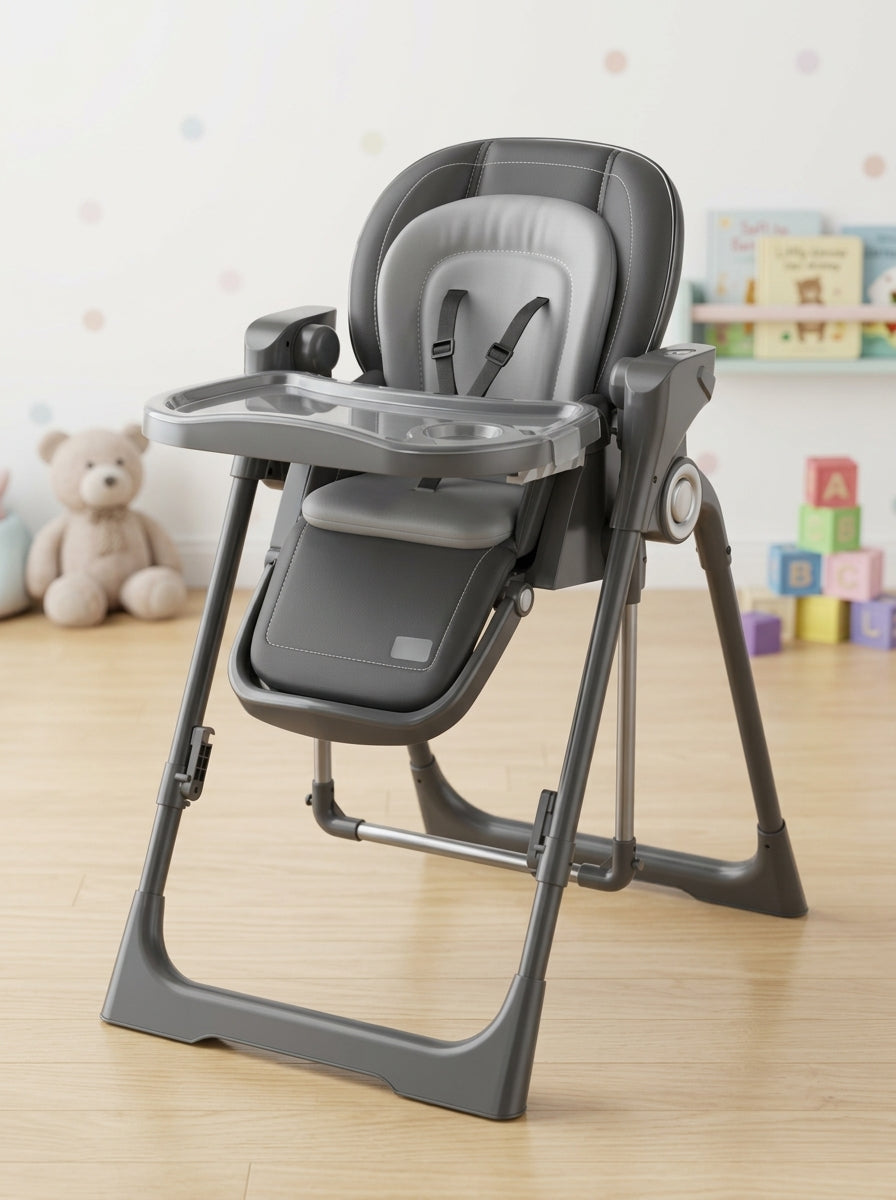 Baby High Chair with Dual-Tone