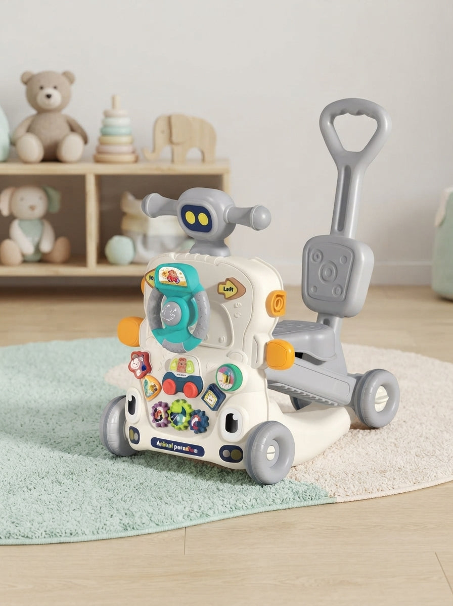 Multi-Functional Baby Walker and Ride-On
