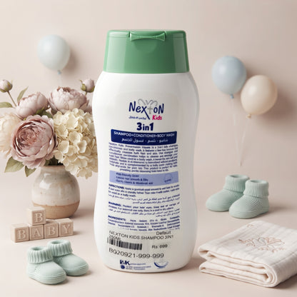 Nexton Kids Watermelon Wave 3-in-1 Shampoo