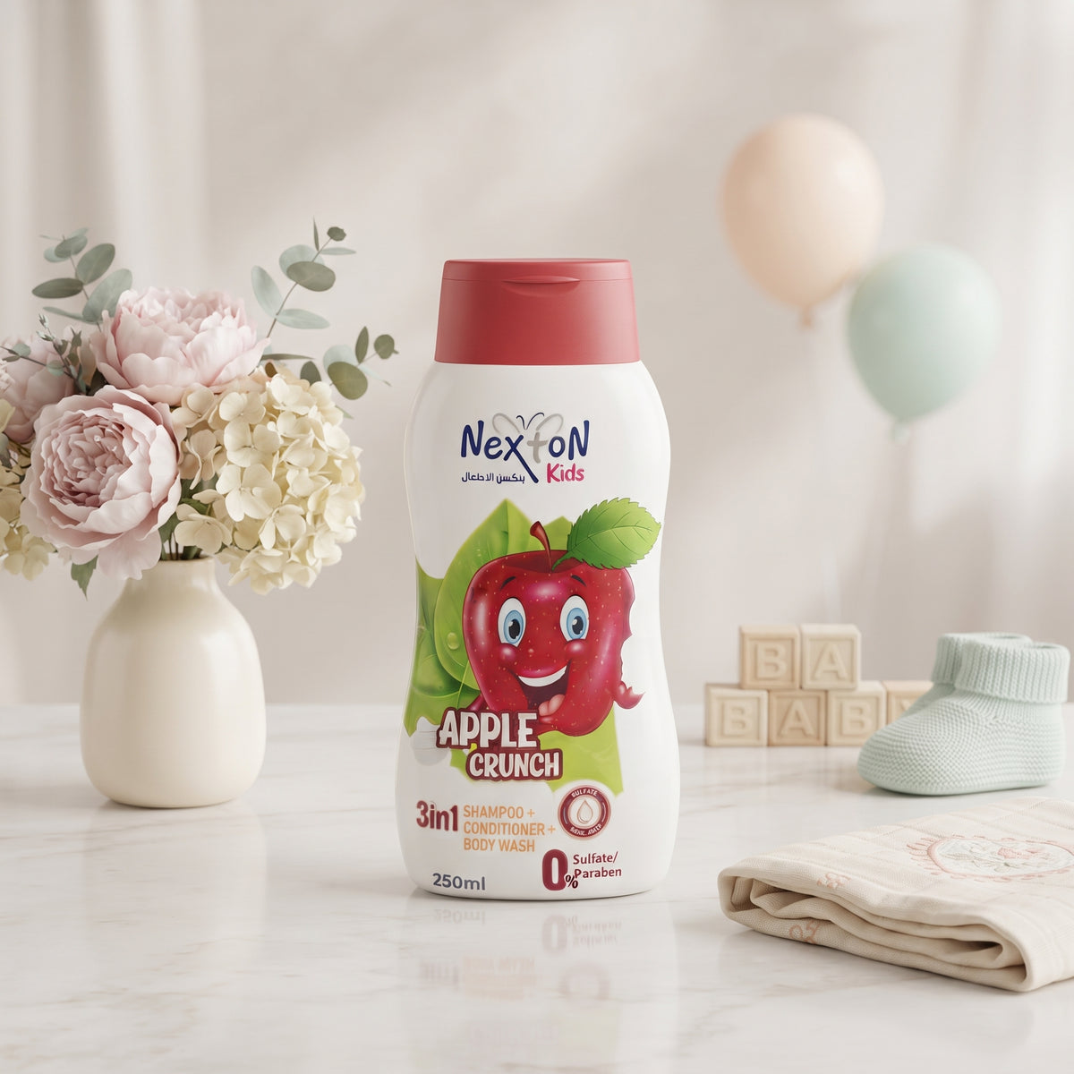 Nexton Kids Apple Crunch 3-in-1 Shampoo