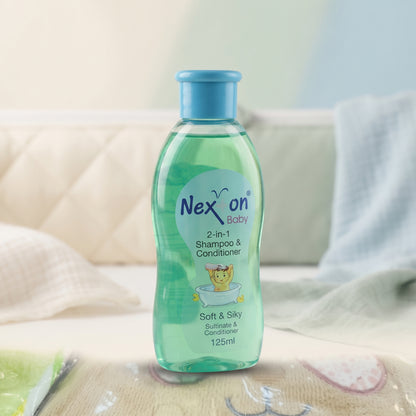 Nexton Baby 2-in-1 Shampoo & Conditioner – 125ml (Soft & Silky)