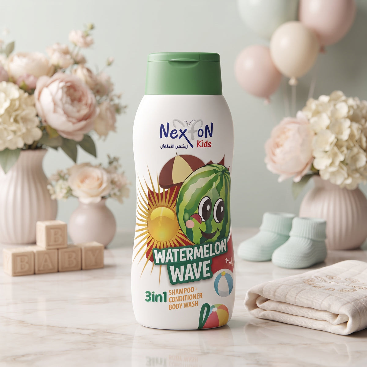 Nexton Kids Watermelon Wave 3-in-1 Shampoo