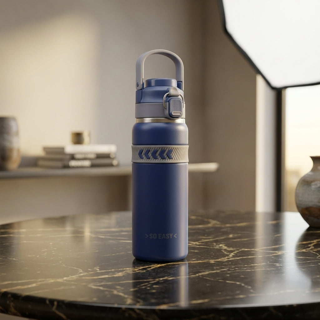 Blue Sports Water Bottle