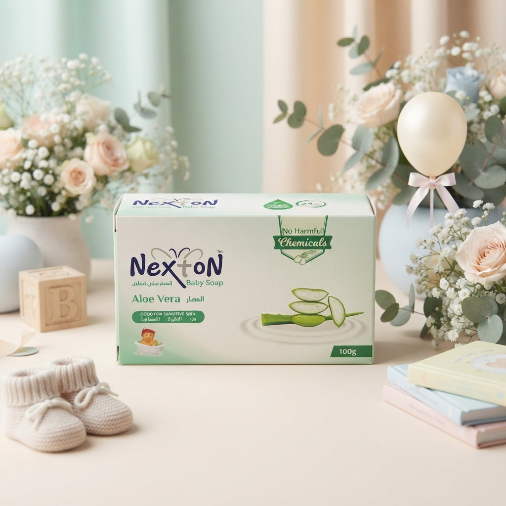 Nexton Baby Soap Aloe Vera – 100g (Good for Sensitive Skin)