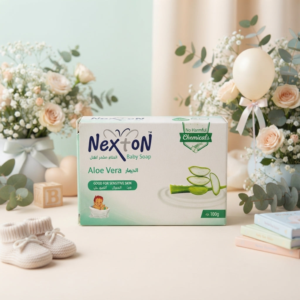 Nexton Baby Soap Aloe Vera – 100g (Good for Sensitive Skin)