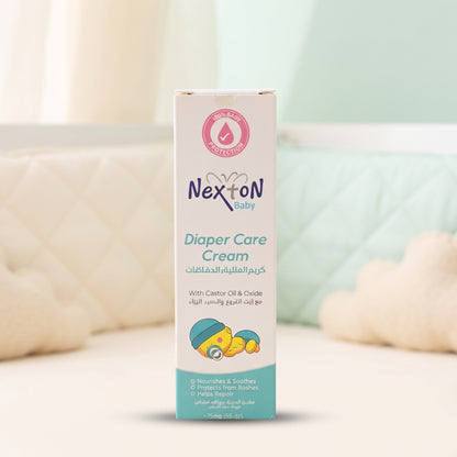 Nexton Baby Diaper Care Cream – 75ML (With Castor Oil & Zinc Oxide)
