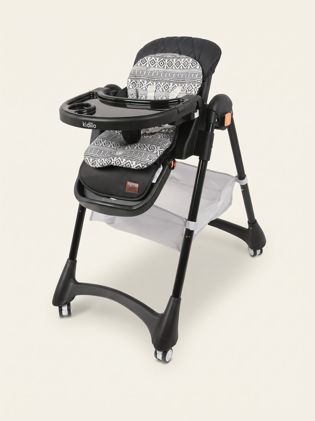 Geometric Print Baby High Chair