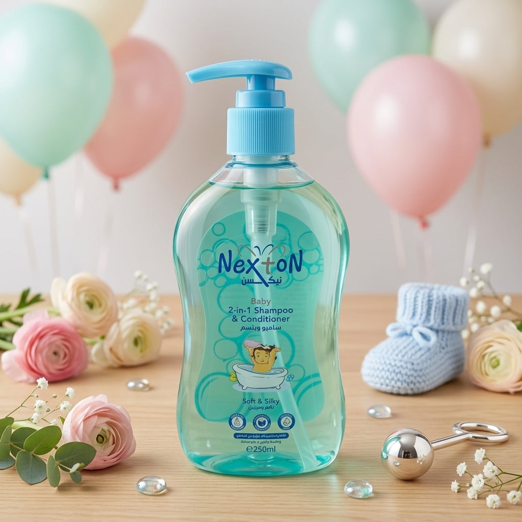 Nexton Baby 2-in-1 Shampoo & Conditioner – 250ml