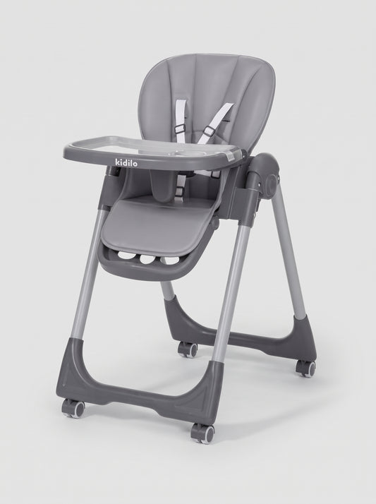 Kidilo Grey Baby High Chair