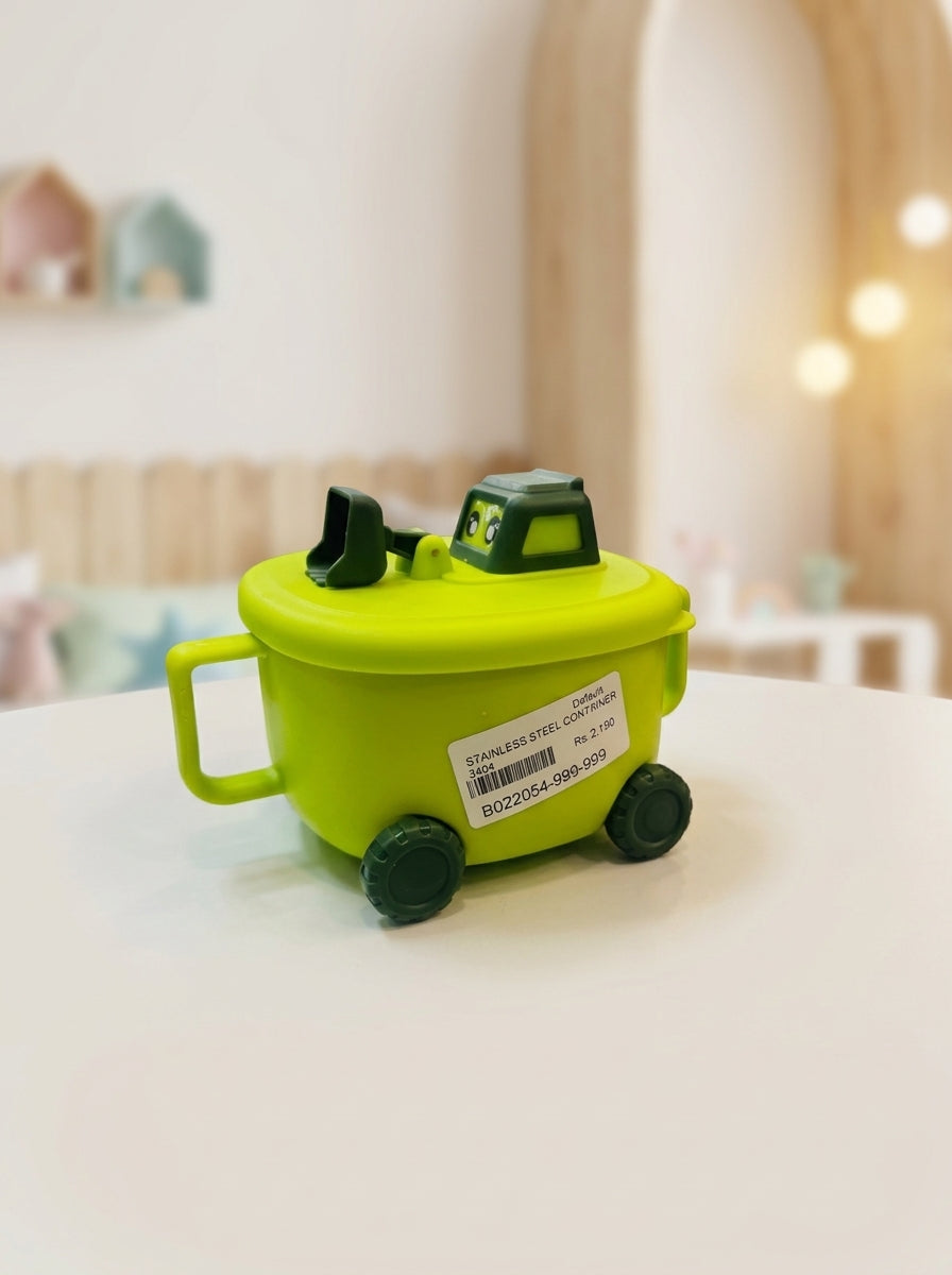 Excavator-Shaped Stainless Steel Container
