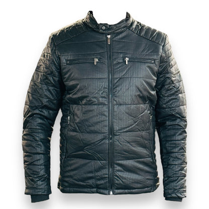 Black Leather Type Jacket For Men's  | XL-XXXL