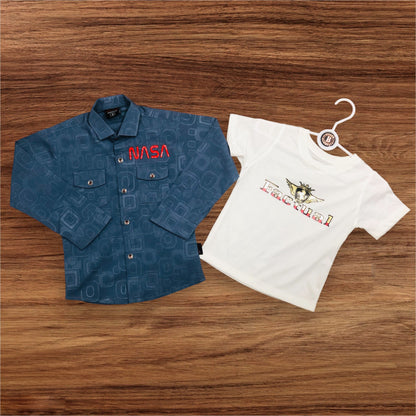 Double Shirt For Boy's | 4-15 Years