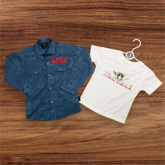 Double Shirt For Boy's | 4-15 Years