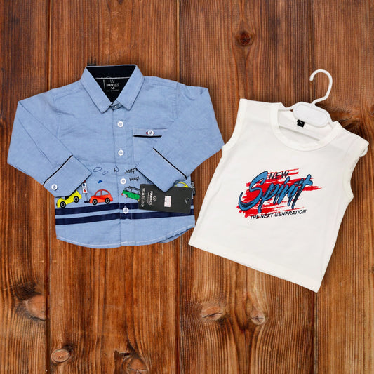 TwinStyle Full Sleeve Shirt | 1-4 Years