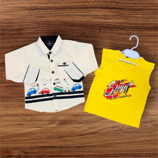 TwinStyle Full Sleeve Shirt | 1-4 Years