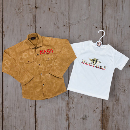 Full Sleeve Double Shirt | 4-15 Years