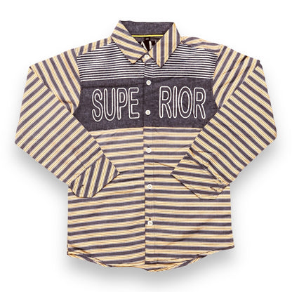 Lineing Double Shirt For Boy's | 4-8 Years