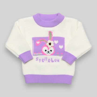 Baby Girl Rabbit Wool Jersey | 1-4 Year