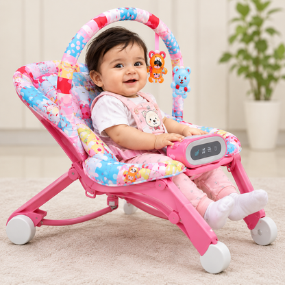 Baby Musical Bouncer Chair with Toy Bar