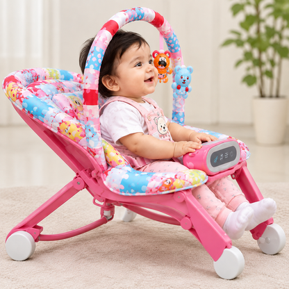 Baby Musical Bouncer Chair with Toy Bar