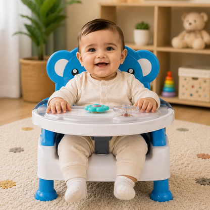 Adorable Baby Enjoying Playtime Activity Walker