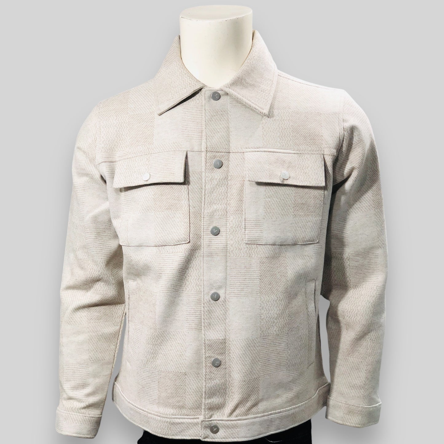Button Style Wool Jacket For Men's