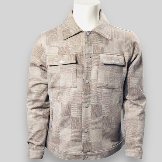 Button Style Wool Jacket For Men's