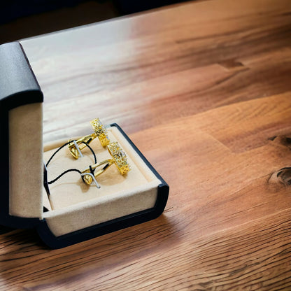 Golden  Men's Cufflink