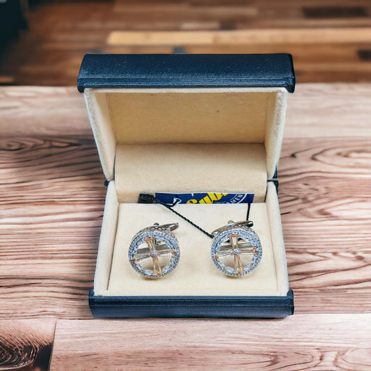 Men's Silver Cufflink