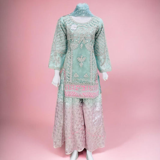 Ladies Fanny Short Kameez Nad Sharara