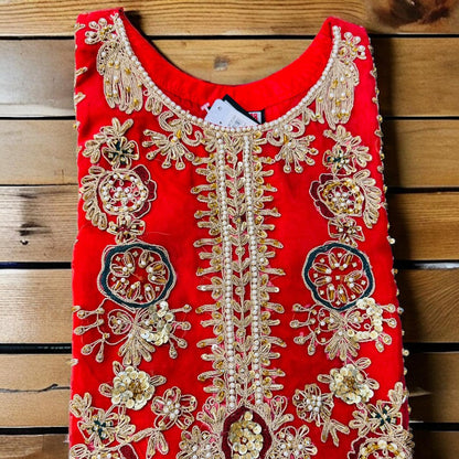 Ladies Fanny Short Kameez And Sharara