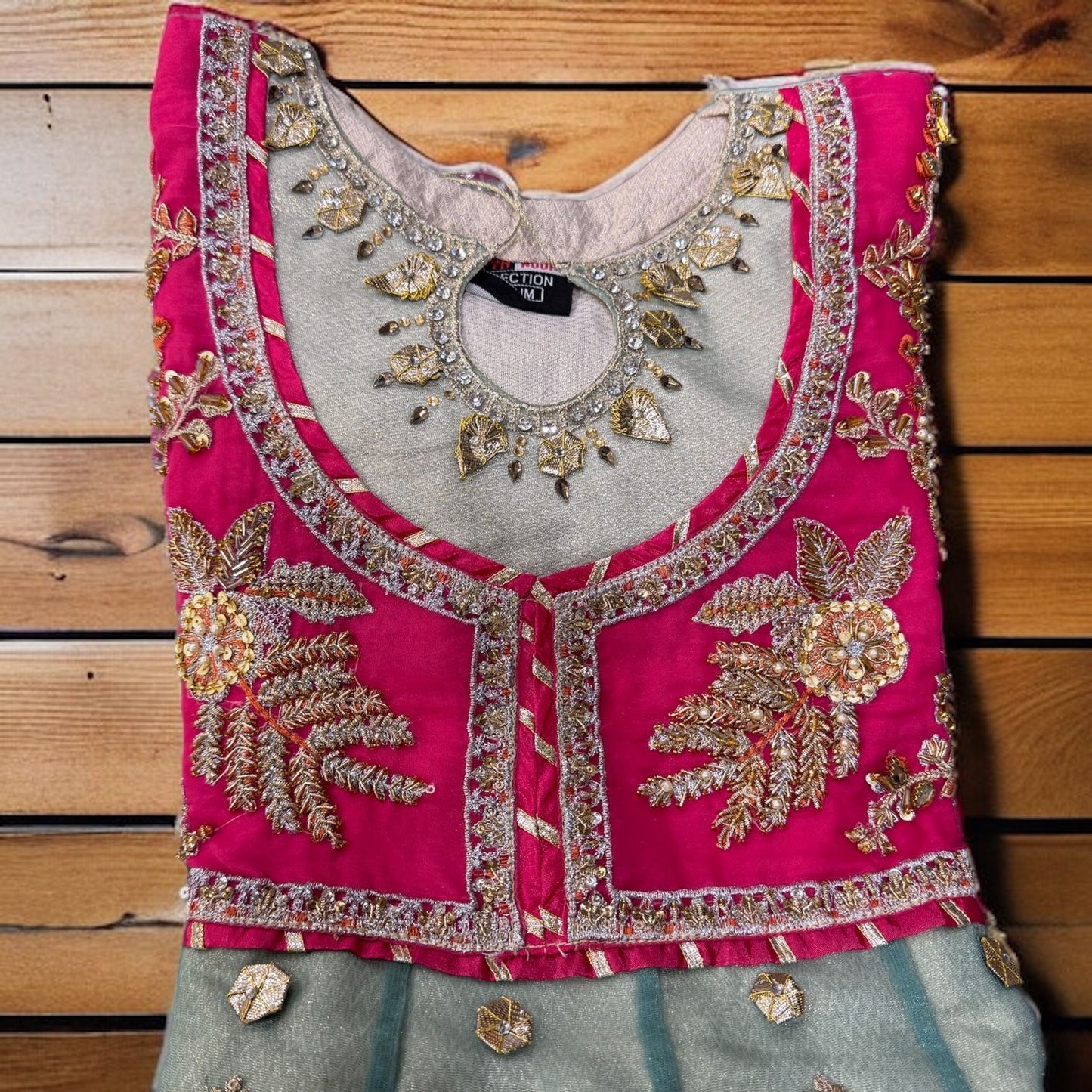 Ladies Long Frock With EMBROIDERY