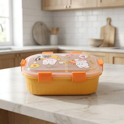 Kids Cartoon Printed Lunch Box – Leakproof Food Storage Box